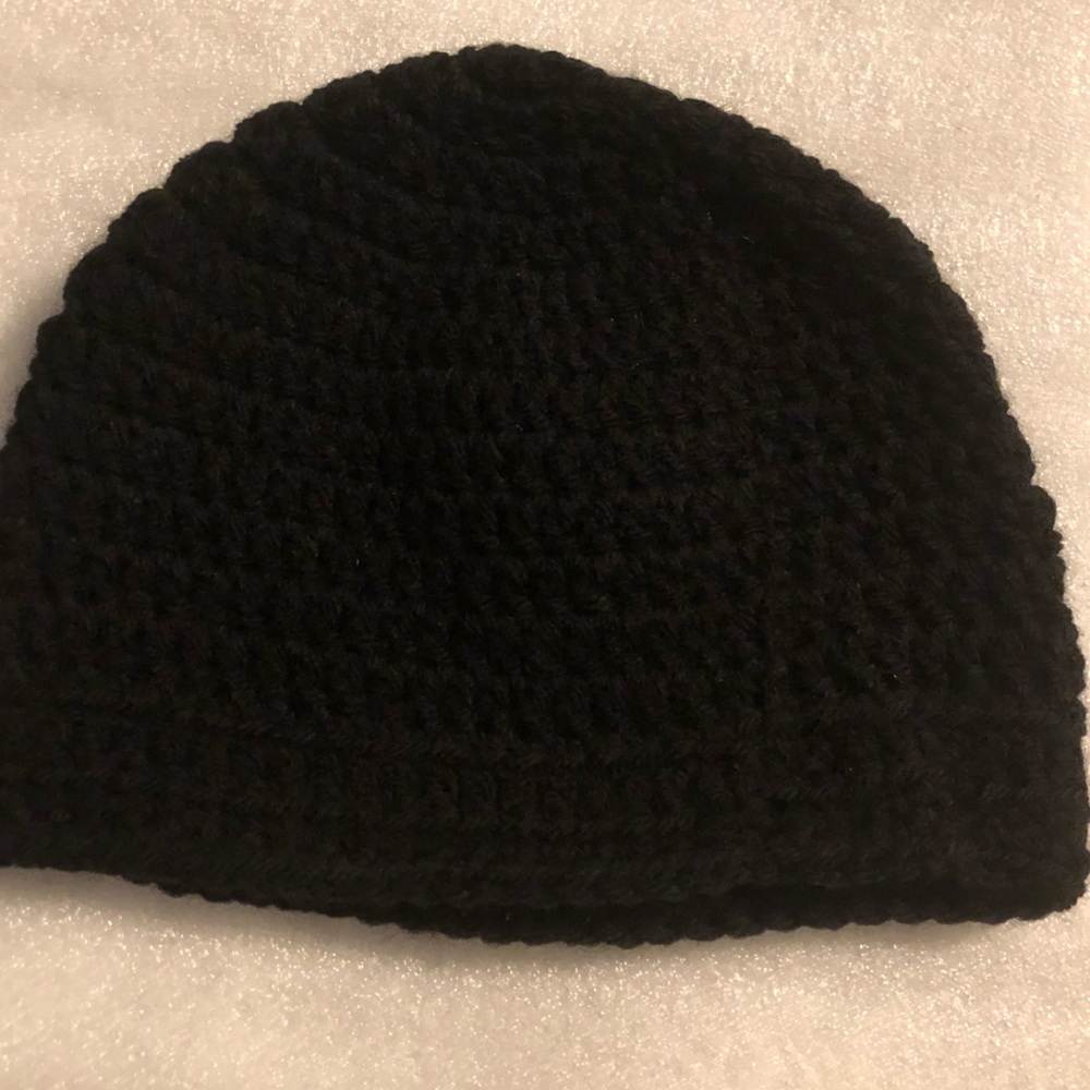 Crocheted Cap - Black